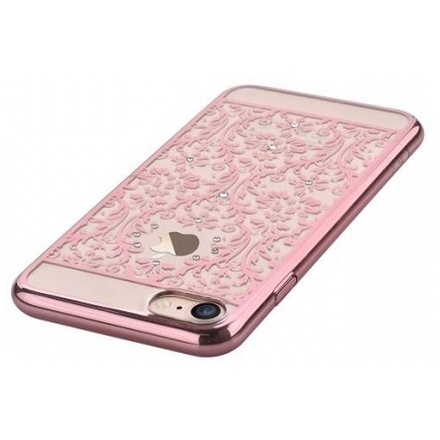 Pouzdro Crystal (Swarovski) Baroque iPhone 7 rose gold