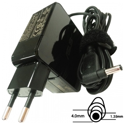Asus orig. adaptér 45W19V (BLK) s EU plugem (B0A001-00230300), B0A001-00230300 - originální