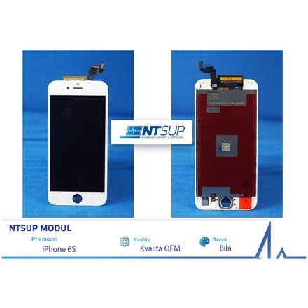 NTSUP LCD modul iPhone 6S bílý kvalita B, 38890021 - neoriginální