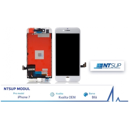 NTSUP LCD modul iPhone 7 bílý kvalita B, 38890029
