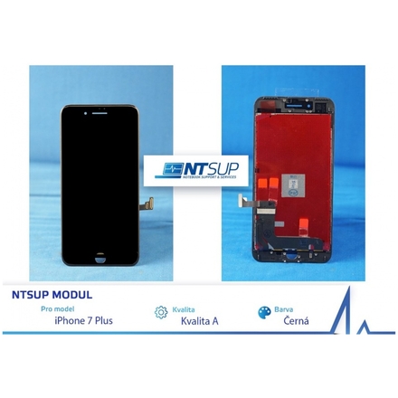 NTSUP LCD modul iPhone 7 PLUS černý kvalita A, 38890032
