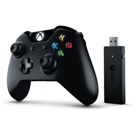Microsoft Xbox One Gamepad + bezdrátový adaptér pro Windows 10, CWT-00003