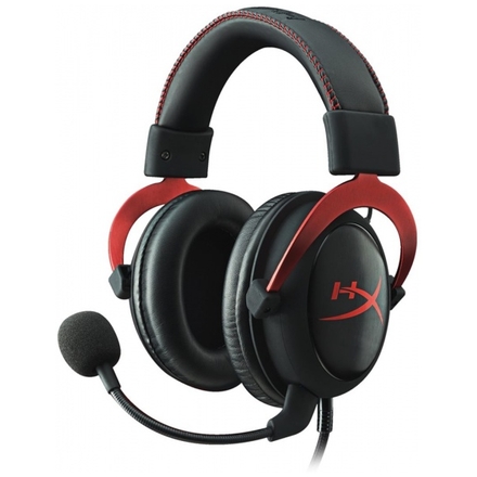 HyperX Cloud II - Pro herní headset červený, KHX-HSCP-RD