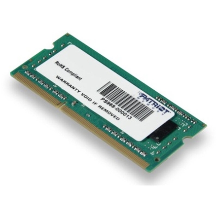 Patriot/SO-DIMM DDR3/4GB/1600MHz/CL11/1x4GB, PSD34G160081S