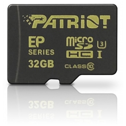PATRIOT 32GB microSDHC CL10 UHS-I 90/45, PEF32GEMCSHC10