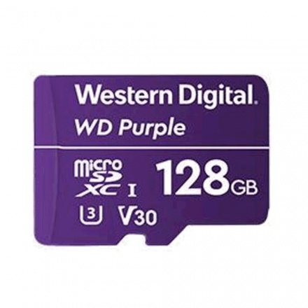 Western Digital WD Purple microSDXC 128GB 100MB/s U3, WDD128G1P0A