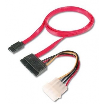 PREMIUMCORD Redukce napájení SATA + 0,5 m datový kabel SATA, KFSA-4