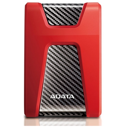 ADATA HD650/2TB/HDD/Externí/2.5"/Červená/3R, AHD650-2TU31-CRD