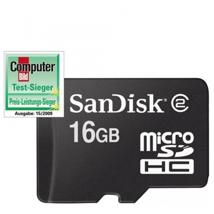 + SanDisk microSDHC 16GB Class4, 90956