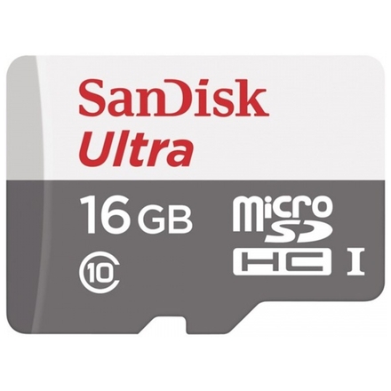 + SanDisk Ultra microSDHC 16GB 80MB/s C10 UHS-I, 173395