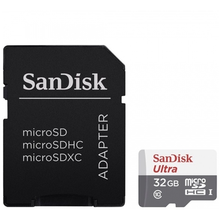 + SanDisk Ultra microSDHC 32GB 80MB/s + adaptér, 173460
