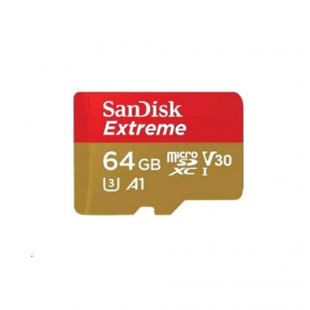 SanDisk Extreme microSDXC 64GB 160MB/s + adaptér, SDSQXA2-064G-GN6AA