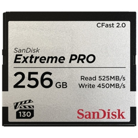 SanDisk Extreme Pro CFAST 256GB 525MB/s, SDCFSP-256G-G46D