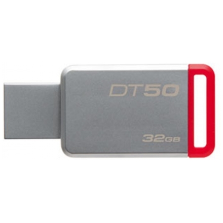32GB Kingston USB 3.0 DT50 kovová červená, DT50/32GB