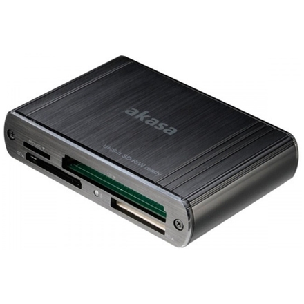 AKASA externí čtečka USB 3.0 SD 4.0, AK-CR-08BK