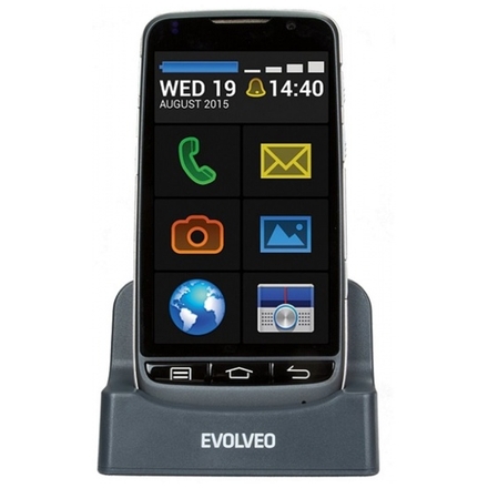 EVOLVEO EasyPhone D2, Android smartphone se snadným ovládáním a nabíjecím stojánkem