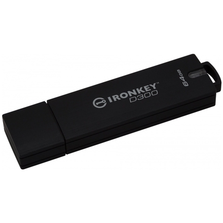 64GB Kingston IronKey D300 šifrovaný USB 3.0 FIPS Level 3, IKD300/64GB