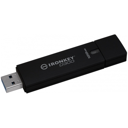 128GB Kingston IronKey D300 šifrovaný USB 3.0 FIPS Level 3, IKD300/128GB