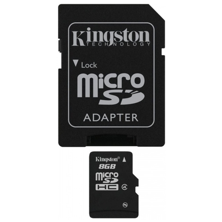 16GB Micro SDHC Kingston - class 4, SDC4/16GB