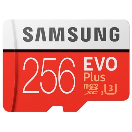 Micro SDXC 256GB Samsung EVO Plus + SD adaptér, MB-MC256GA/EU