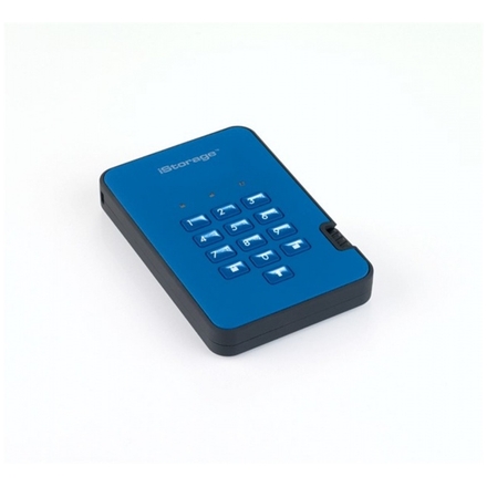 Istorage diskAshur2 256-bit 500GB - Blue, IS-DA2-256-500-BE