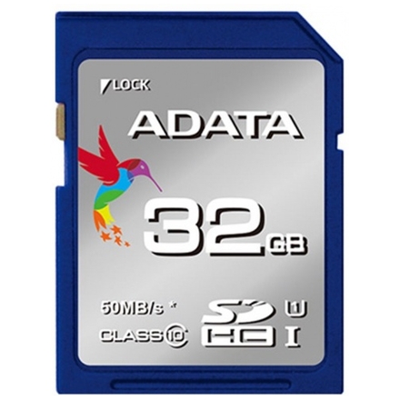 Adata/SD/32GB/50MBps/UHS-I U1 / Class 10, ASDH32GUICL10-R