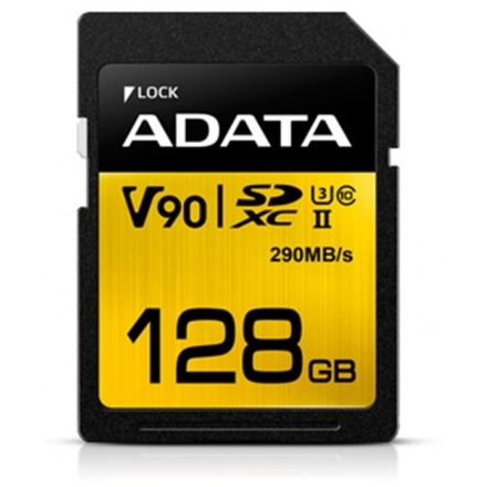 Adata/SDXC/128GB/290MBps/UHS-II U3 / Class 10, ASDX128GUII3CL10-C