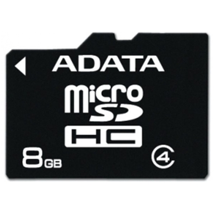 ADATA 8GB MicroSDHC Card Class 4, AUSDH8GCL4-R
