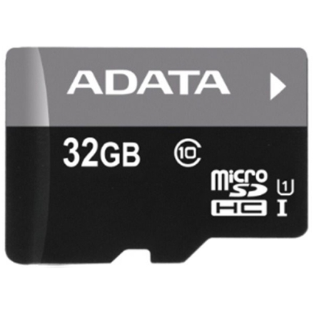 Adata/micro SD/32GB/50MBps/UHS-I U1 / Class 10/+ Adaptér, AUSDH32GUICL10-RA1