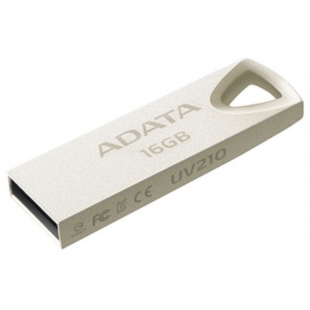 16GB ADATA UV210 USB Flash 2.0 kovová, AUV210-16G-RGD