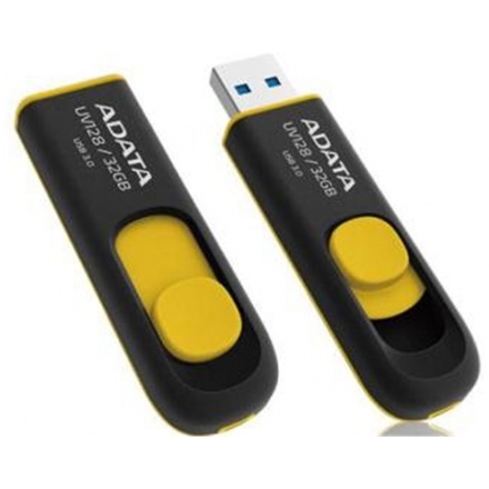 ADATA USB UV128 32GB yellow (USB 3.0), AUV128-32G-RBY
