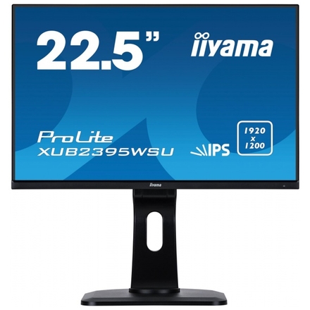23" iiyama XUB2395WSU-B1 - IPS,1920x1200,4ms,250cd/m2, 1000:1,16:10,VGA,HDMI,DP,USB,repro.,pivot, XUB2395WSU-B1