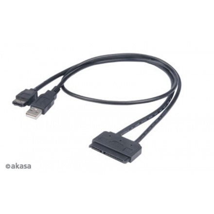 AKASA - Flexstor Esata kabel, AK-CBSA03-80BK