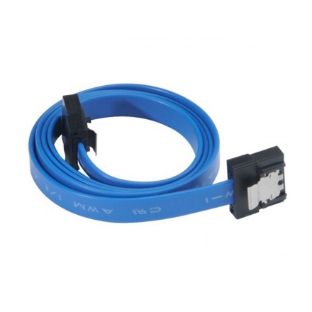AKASA - Proslim 6Gb/s SATA3 kabel - 50 cm - modrý, AK-CBSA05-50BL