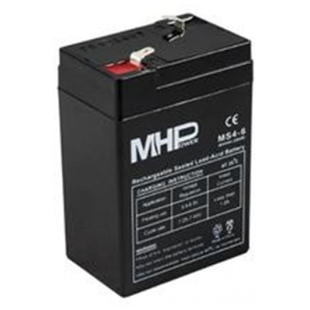 CARSPA Pb akumulátor MHPower VRLA AGM 6V/4Ah (MS4-6), MS4-6