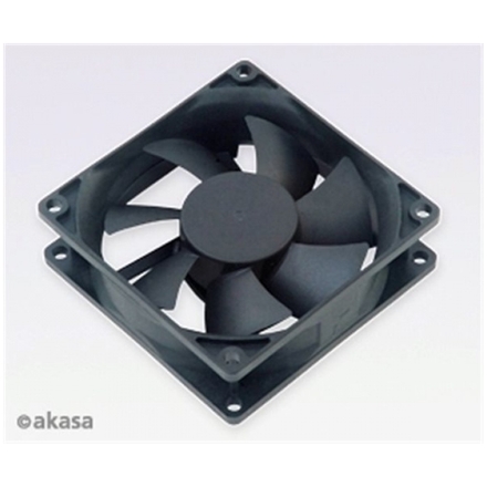 přídavný ventilátor Akasa 80x80x25 black OEM L, DFS802512L