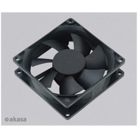 přídavný ventilátor Akasa 80x80x25 black OEM H, DFS802512H