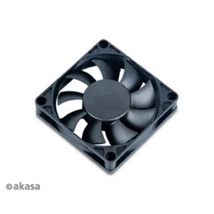 ventilátor Akasa - 7 cm - tepelné čidlo - 3-pin, AK-179BKT-C