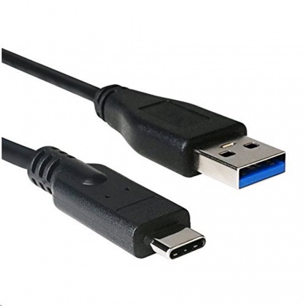 Kabel C-TECH USB 3.0 AM na Type-C kabel (AM/CM), 1m, černý, CB-USB3C-10B