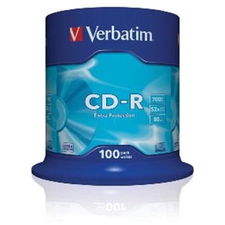 VERBATIM CD-R(100-Pack)Spindl/ExtraProtect/52x/700, 43411