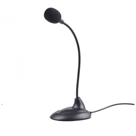 Gembird Mikrofon na stůl MIC-205, černý, MIC-205