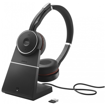 Jabra Evolve 75, Duo, USB-BT, stojánek, 7599-838-199