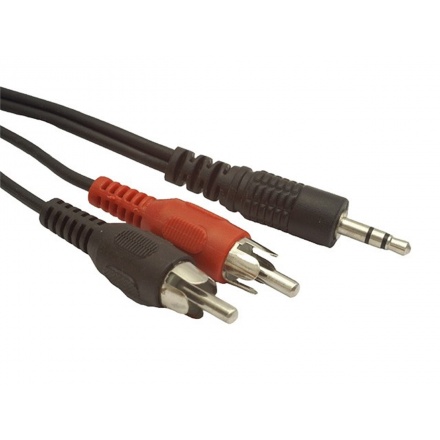 GEMBIRD kabel minijack 3.5mm - 2x RCA M/M 2,5m, CCA-458-2.5M