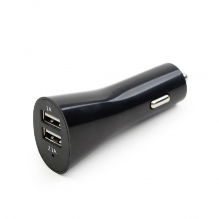 GEMBIRD 2-port USB car charger, 2.1 A, black, EG-U2C2A-CAR-11 - neoriginální