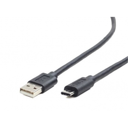 GEMBIRD USB 2.0 AM to Type-C cable (AM/CM), 1 m, CCP-USB2-AMCM-1M