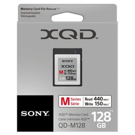 Sony XQD paměťová karta QDM128, 128GB, až 440MB/s, QDM128