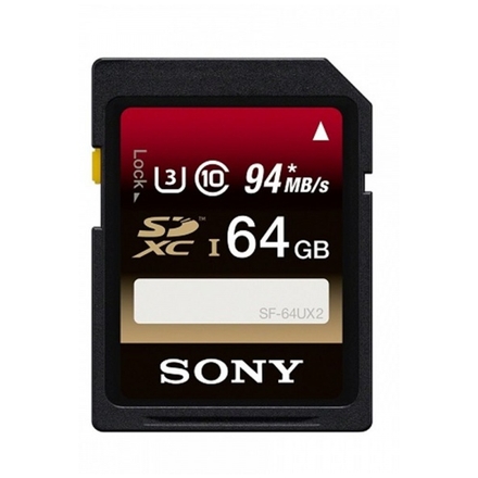 SONY SD karta SF64UX2, 64GB,class 10,Expert 94MB/s, SF64UX2