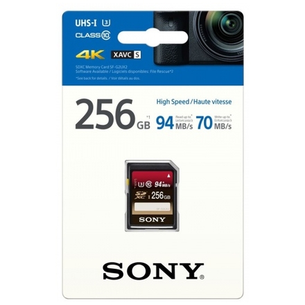 SONY SD karta SFG2UX2, 256GB,class 10,Expert94MB/s, SFG2UX2