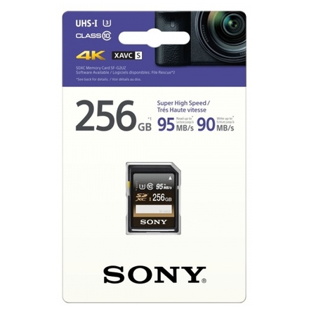 SONY SD karta SFG2UZ, 256GB,class 10,Pro 95MB/s,4K, SFG2UZ