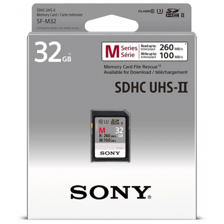 SONY SD karta SF32M, 32GB, class 10, až 260MB/s, pro 4K, SF32M